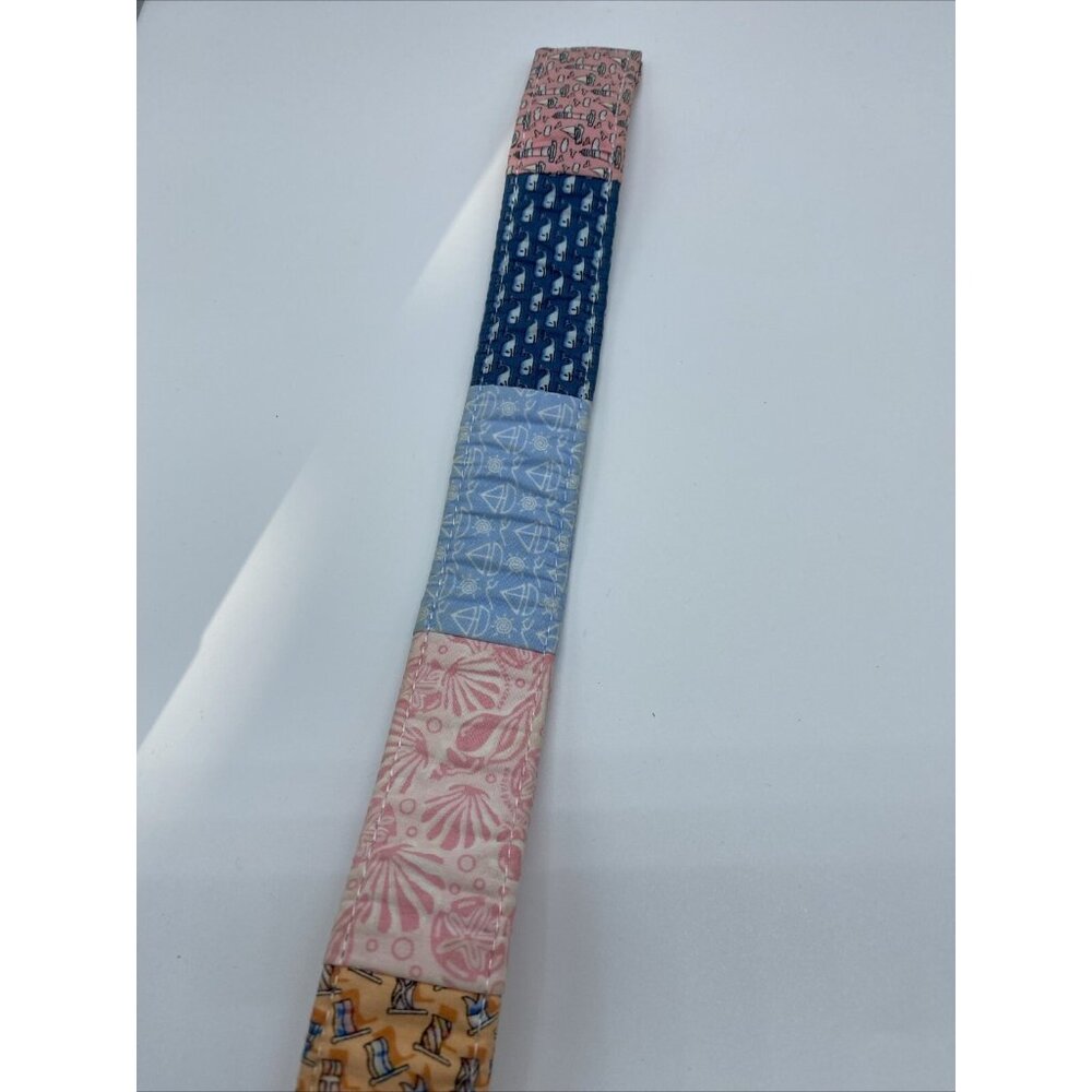 Vineyard Vines Multicolor Patchwork Canvas D Ring… - image 8